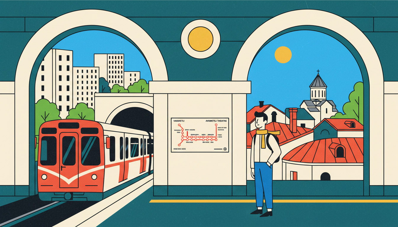 Tbilisi — Day 15: Metro End-to-End, Neighborhood Hunting, and Armenia Beckons