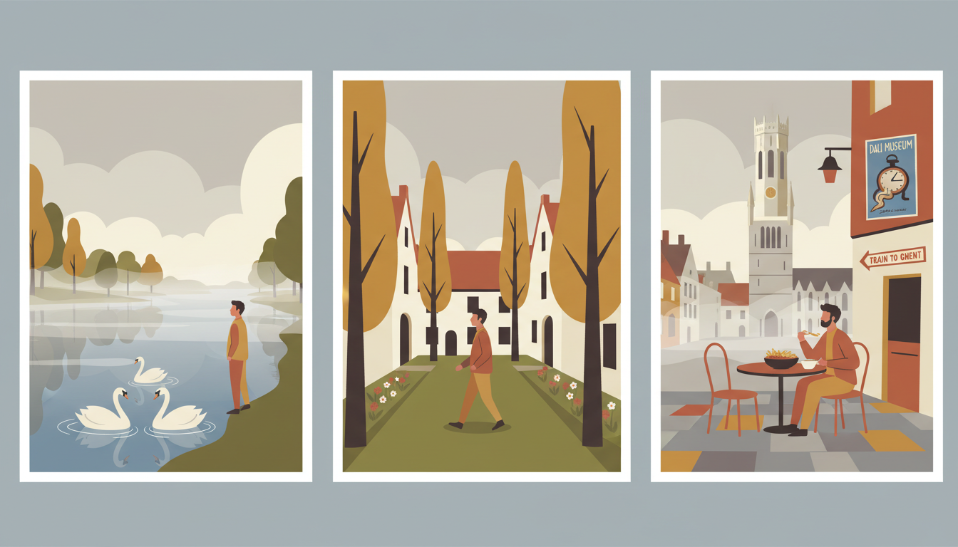 Belgium — Day 1: Bruges in the Fog — Beguines, Beer, and the Markt